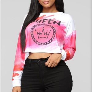 On My Throne Top - White Combo